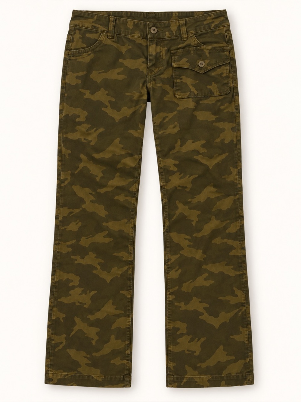 American Eagle AE Ex-Boyfriend Camo Pants M Short NWT